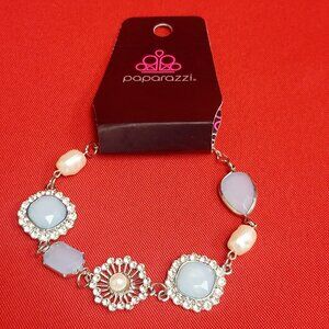 Paparazzi Glimpses of Malibu Medieval Magic Blue Bracelet